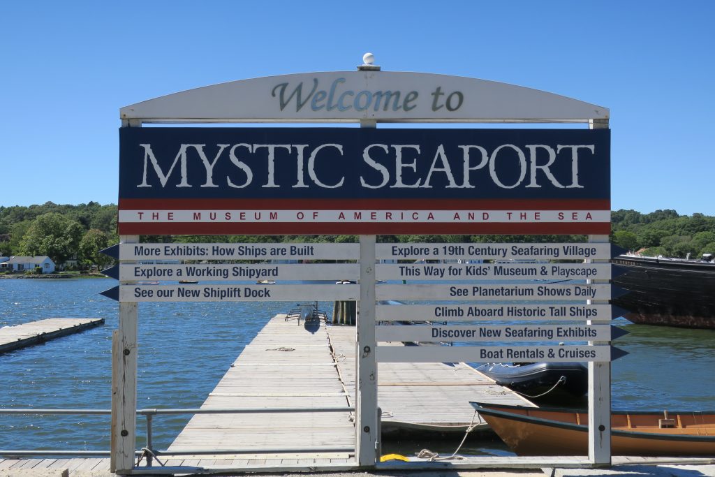 mystic seaport sign
